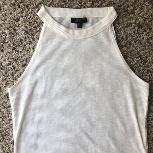 Top Shop off white sleeveless top US 8